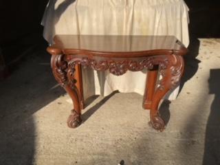 Image 2 of Antique mahogany side table