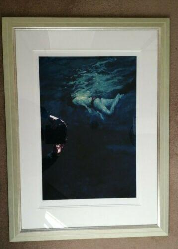 Preview of the first image of Rolf Harris Snorkelling Over The Deep Ltd Framed Picture.