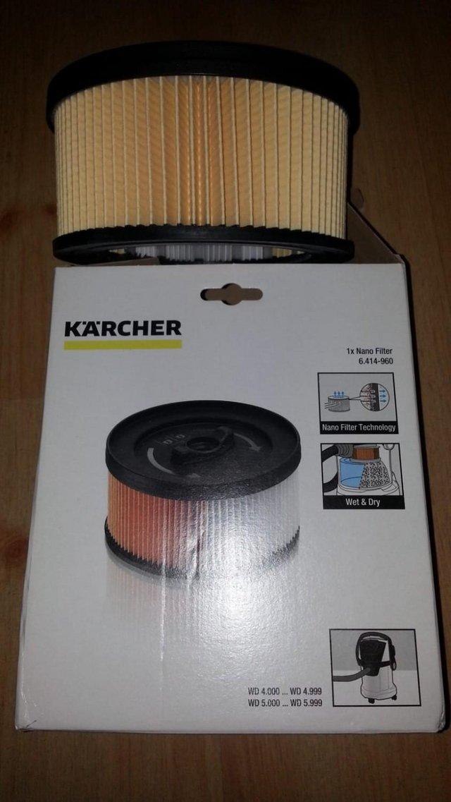 Preview of the first image of Karcher Vacuum Filter - NEW - BOXED -WD4 - Chatham.