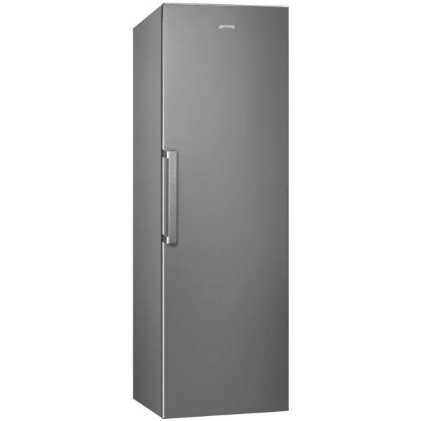 Preview of the first image of SMEG SILVER UPRIGHT FRIDGE-380L-HOLDS 21 BAGS-FAB-GRADED.