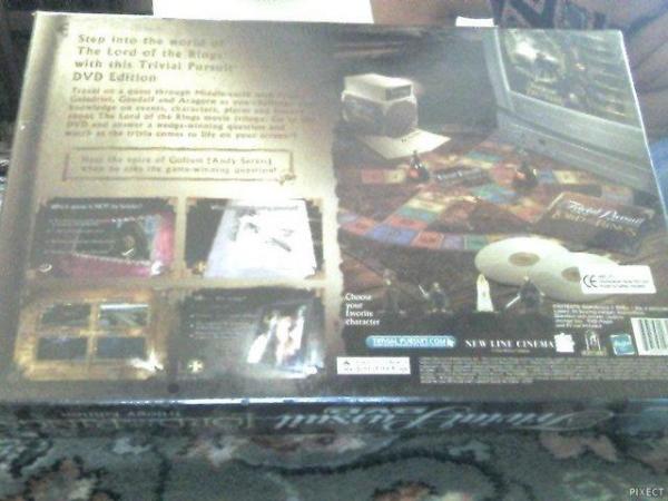 Image 1 of Lord of The Rings Trilogy Edition Trivial Pursuit DVD Board.