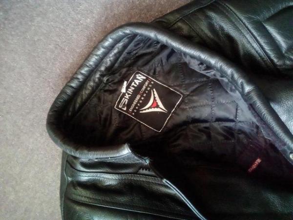 Image 1 of Motorcycle Jacket Black leather