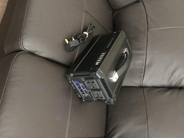 Preview of the first image of portable power station ac and dc.
