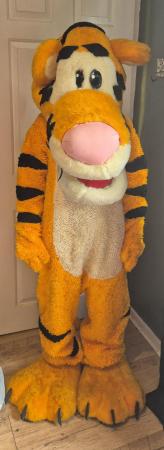 Image 1 of Lookalike tigger mascot costume
