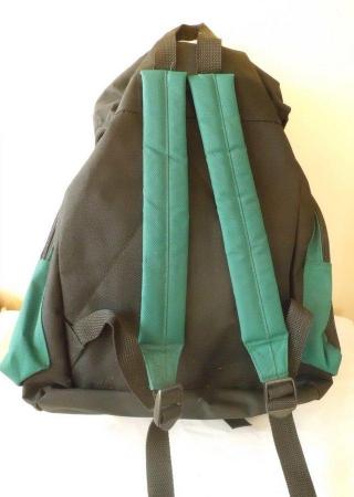Image 2 of Voyager Black and Green Backpack - New