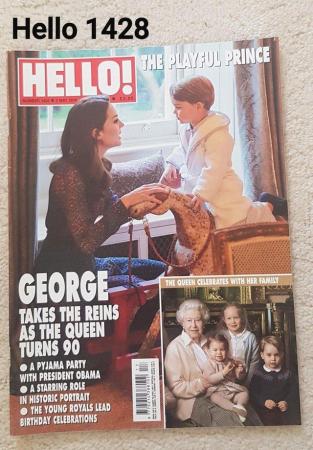 Image 1 of Hello Magazine 1428 - George Takes the Rein / Queen turns 90
