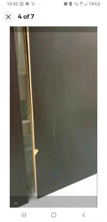 Image 7 of Ikea pax 2 door wardrobe black colour