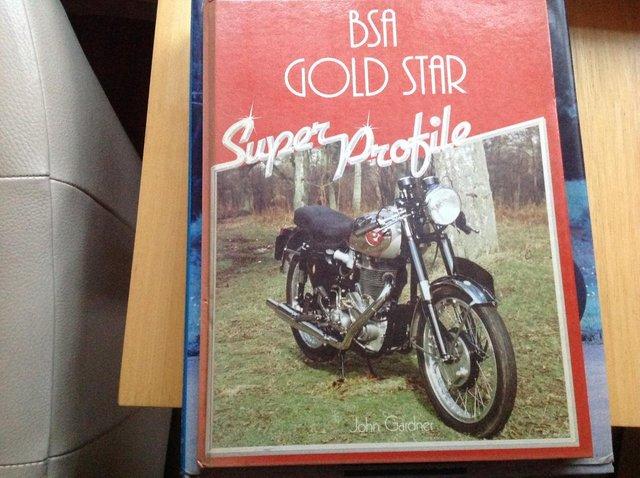 Preview of the first image of BSA gold star super profile hardback book.