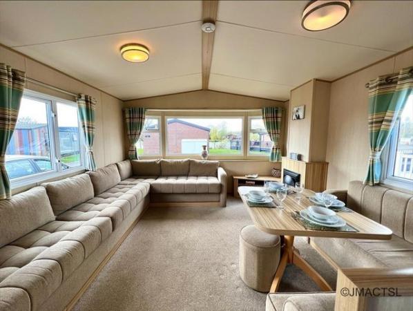 Image 3 of Sited Caravan For Sale, Decking & Hot Tub on Tattershall.