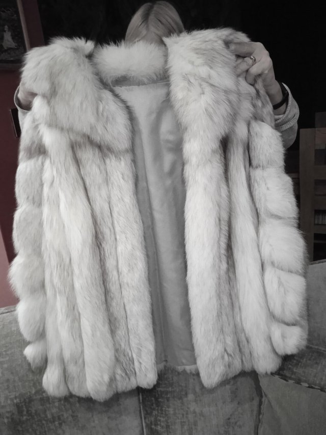 Preview of the first image of Unwanted Fox Fur short jacket.