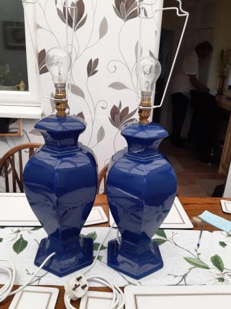 Image 1 of Pair of lamps immaculate condition