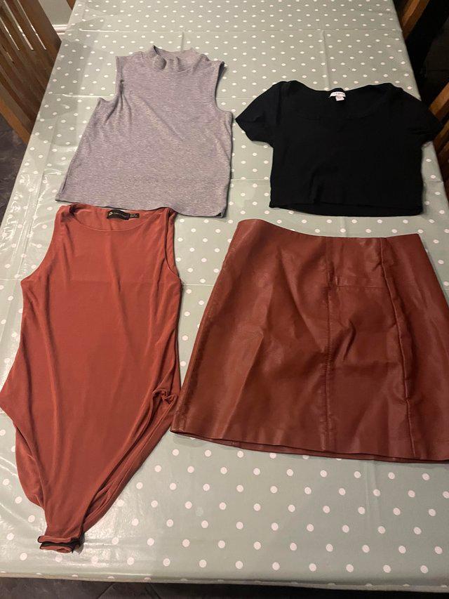 Preview of the first image of Girls/Teen clothes bundle sizes 8 & 10.