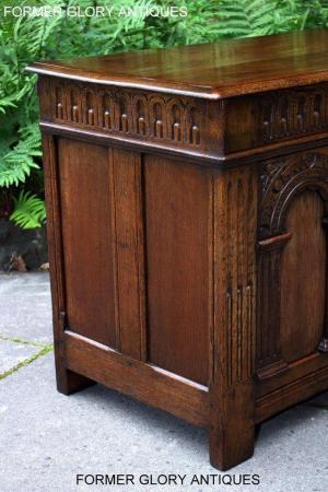 Image 51 of A TITCHMARSH & GOODWIN CARVED OAK BLANKET CHEST BOX TRUNK