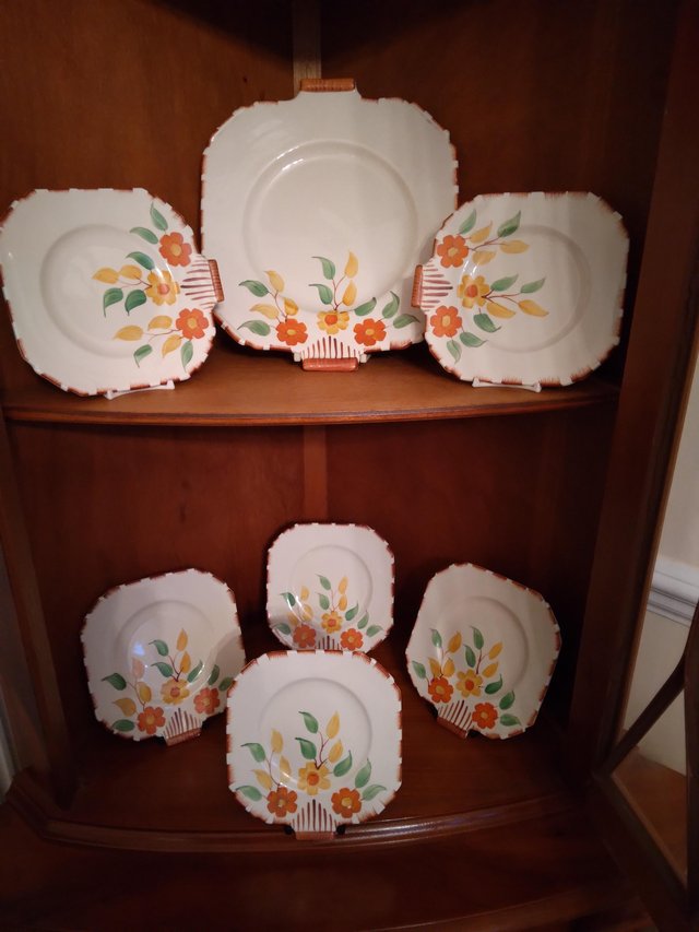 Preview of the first image of Collection of seven Art Deco Plates.