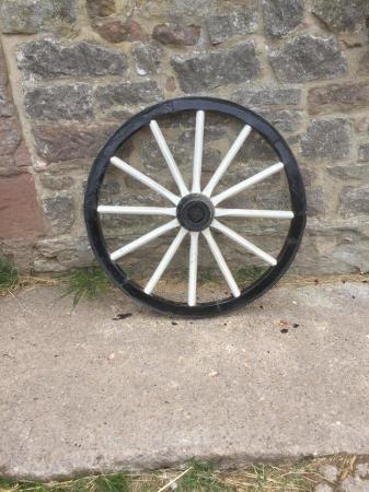 Image 2 of Antique original cart wheel excellent condition