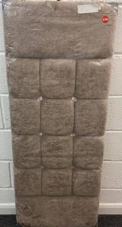 Image 1 of DOUBLE FAWN HEADBOARD WITH DIAMONTES