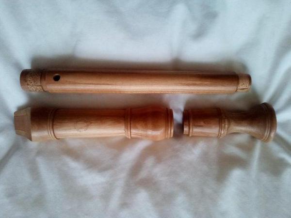Image 3 of Dolmetsch Alto Recorder, Wooden complete with original box