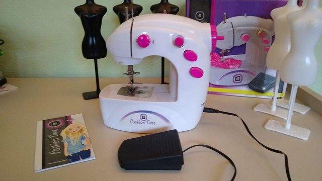 Image 1 of Childs sewing machine with pedal