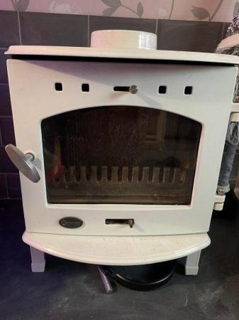 Image 1 of Carron multifuel stove burner cream enamel