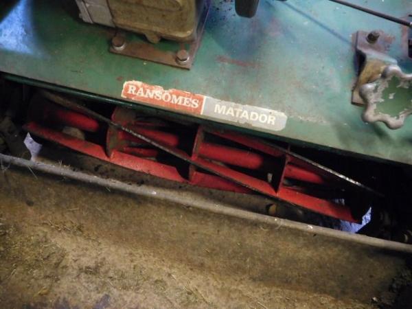 Image 1 of RANSOMES Matador Pull Cord Start Cylinder Lawnmower Vintage