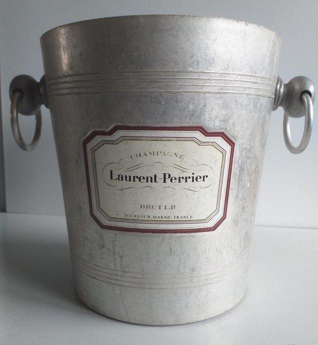 Preview of the first image of Laurent Perrier  Champagne Ice Cooler Bucket.