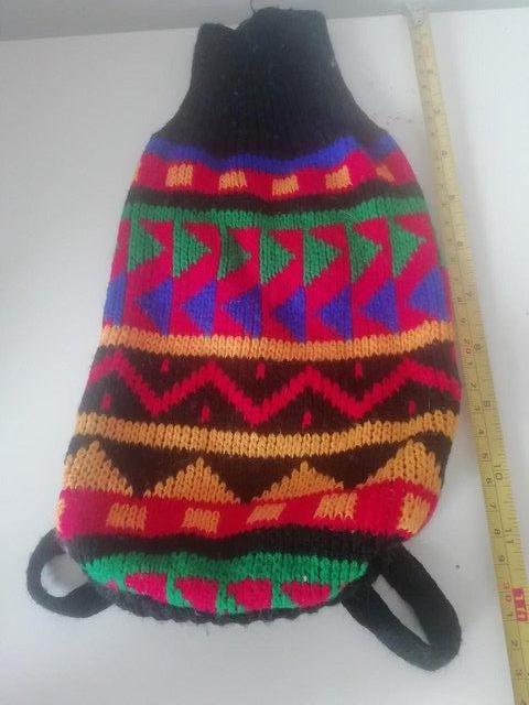 Preview of the first image of Small Dog Jumper "aztec" Knitted.