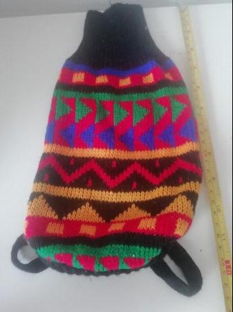 Image 1 of Small Dog Jumper "aztec" Knitted