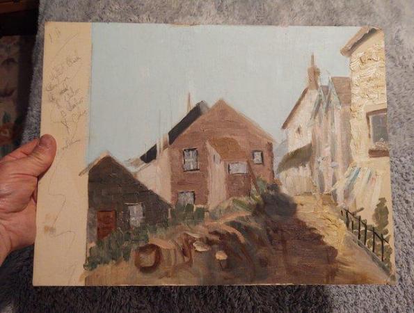 Image 3 of Vintage Original Oil Painting On A Board