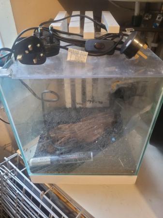 Image 2 of Cube fish tank with all equipment plus light