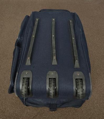 Image 7 of Lanza Navy Blue Wheeled Holdall With Retractable Handle