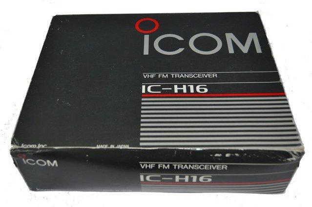 Preview of the first image of TWO ICOM IC-H16 Transceivers in good condition.