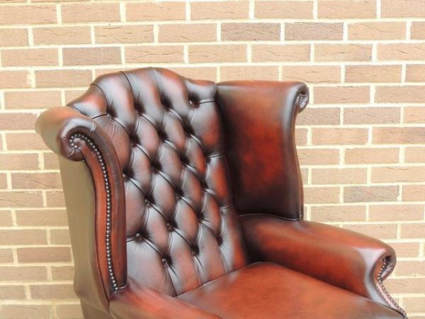 Image 7 of Luxury Queen Anne Chesterfield Wingback Armchair (UK Deliver