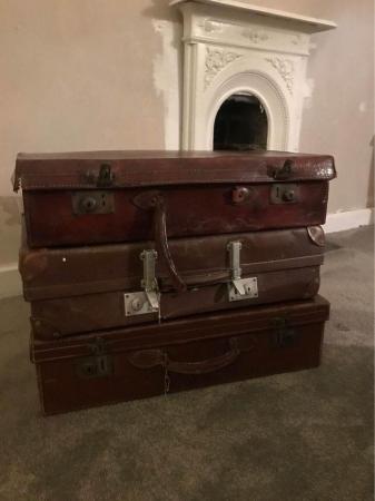 Image 1 of Set of 3 vintage suitcases