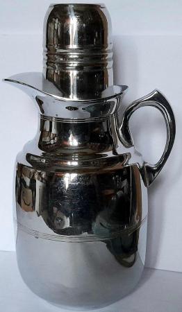 Image 2 of 1960,s THERMOS JUG FLASK - CHROME - 20 cm
