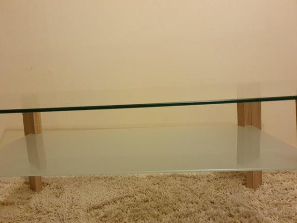 Image 2 of Modern glass coffee table
