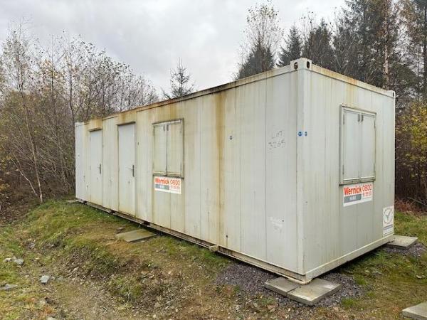 Image 2 of 28ft x 9ft anti vandal welfare unit / offgrid cabin with gen
