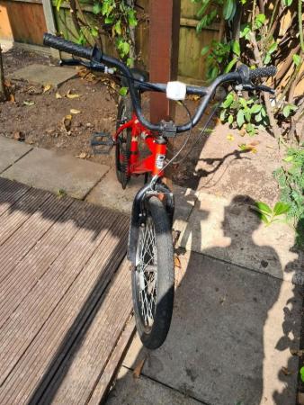 Image 3 of Kids red BMX bike for sale