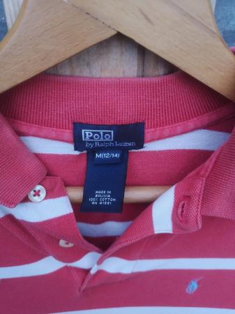 Image 3 of Vintage Polo by Ralph Lauren women's striped polo shirt top