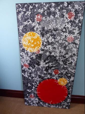Image 2 of Original Acrylic on canvas - Dot Art inspired by Aboriginal