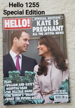 Image 1 of Hello Magazine (x2) 1255 - William & Kate-Baby Talk/Pregnant