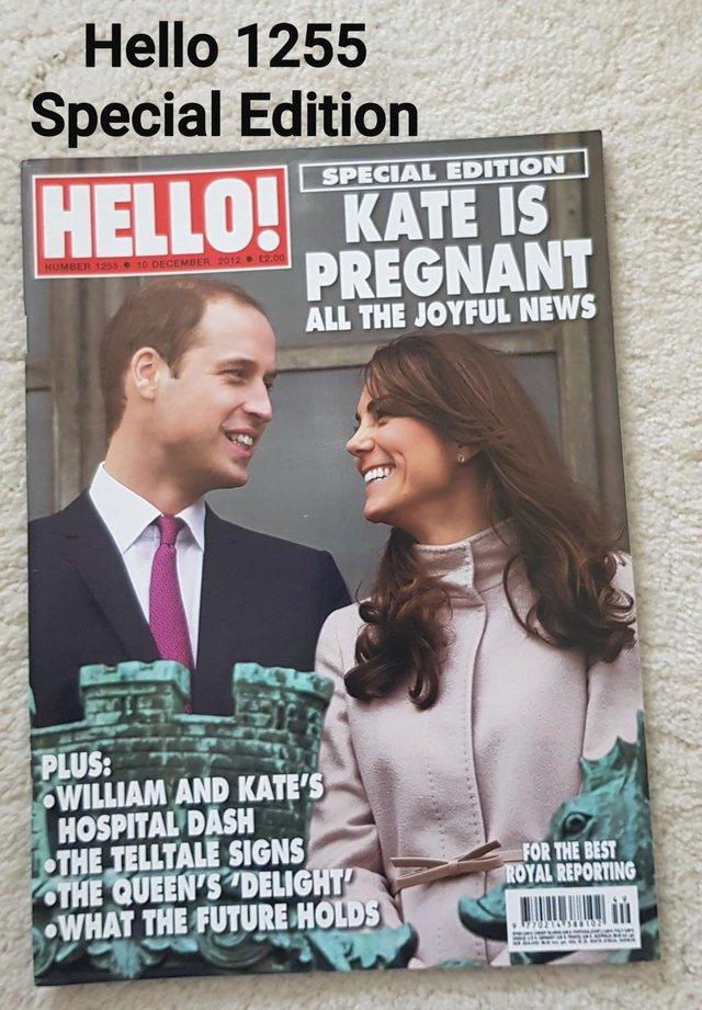 Preview of the first image of Hello Magazine (x2) 1255 - William & Kate-Baby Talk/Pregnant.
