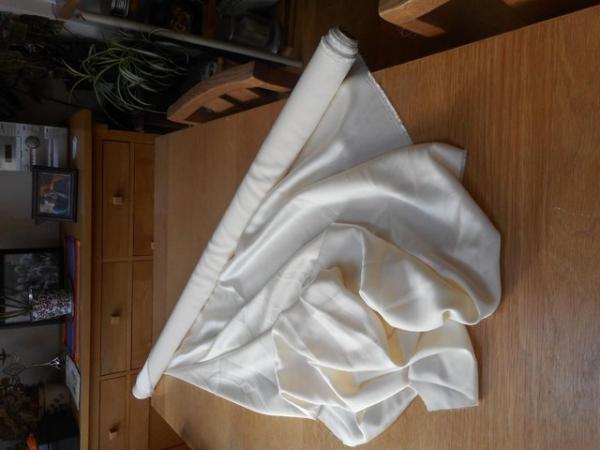 Image 1 of Silk satin backed crepe fabric