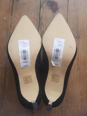 Image 3 of Women's Black High Heeled Shoes, Size 4, brand new never wor