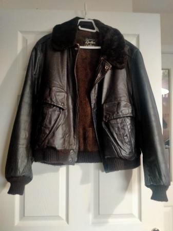 Image 1 of Mens Genuine Leather Jacket