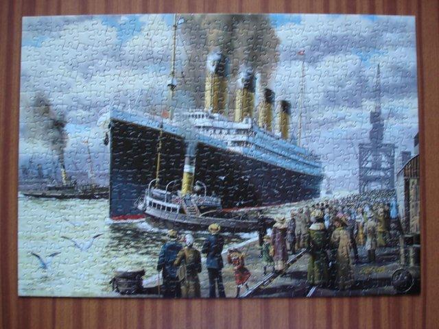 Preview of the first image of VINTAGE TITANIC JIGSAWS; TWO 500 PIECE.