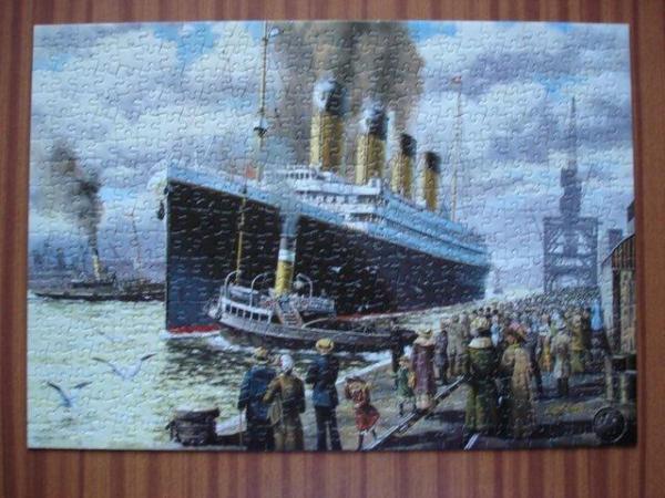 Image 1 of VINTAGE TITANIC JIGSAWS; TWO 500 PIECE