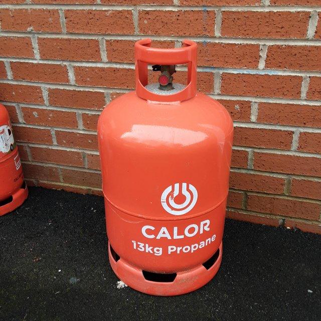 Preview of the first image of 13kg Calor gas bottle, nearly full..