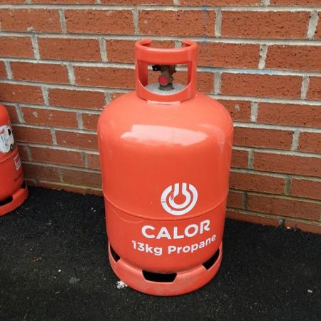 Image 1 of 13kg Calor gas bottle, nearly full.