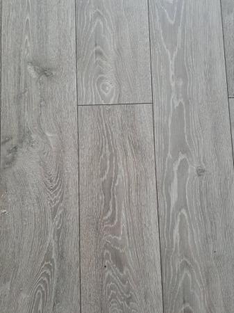 Image 1 of Laminate flooring grey very good condition
