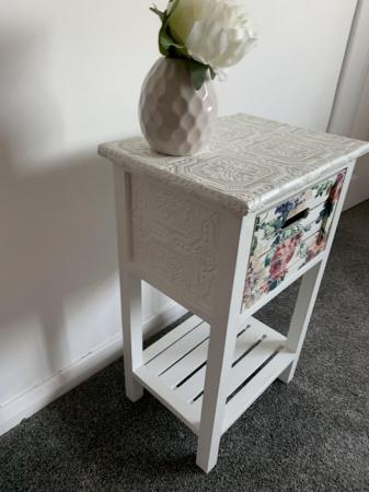 Image 2 of Small Bed/Side Table……….